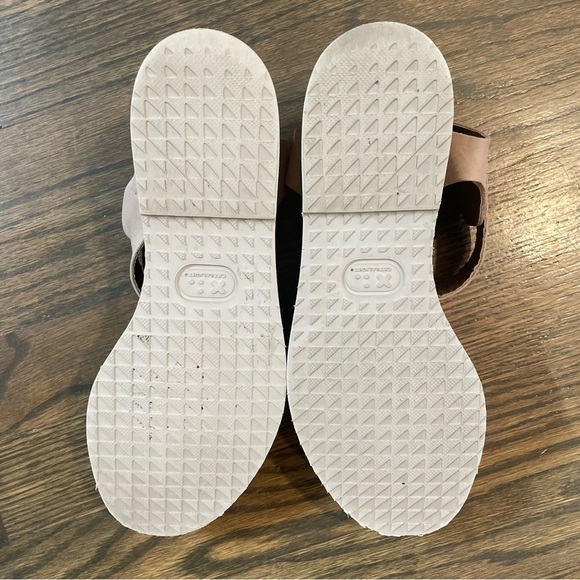 AGL Ankle Strap Platform Ankle Strap Sandal Dusty Rose Leather - Picture 12 of 14